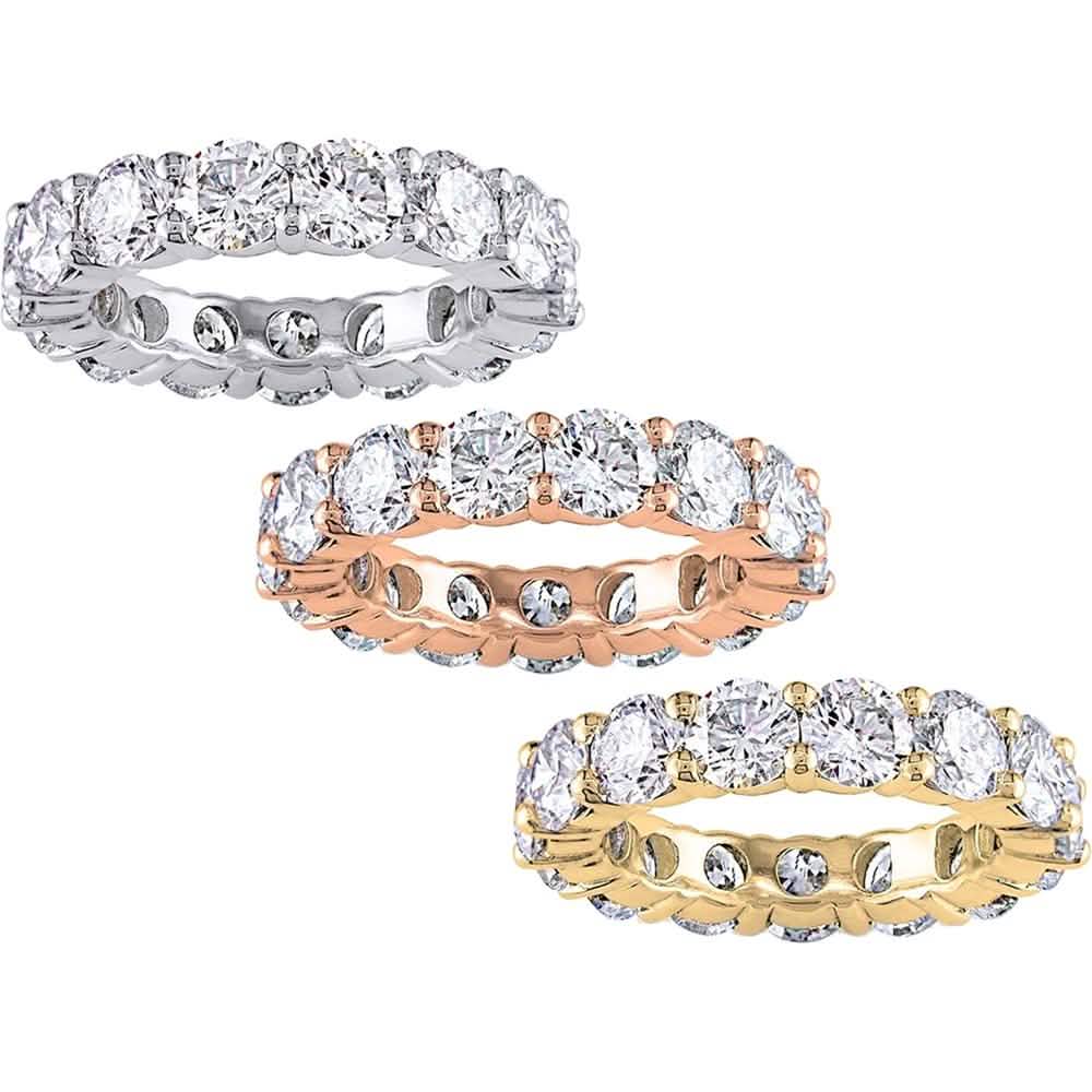 Anillo Eternidad de Circonita CTTW 6,00 - Varios Tamaños