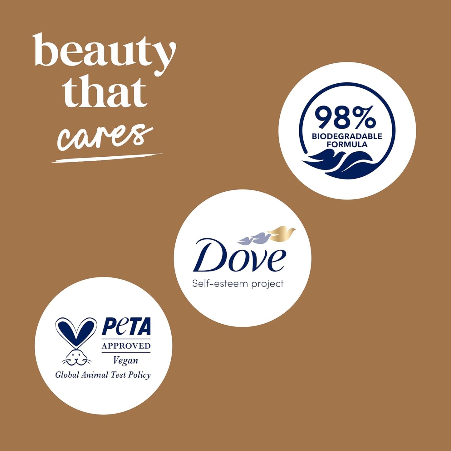 Dove Indulge Gel de Baño Vainilla Cálida + Crema Dulce para Piel Hidratada y Suave 20 oz líq.