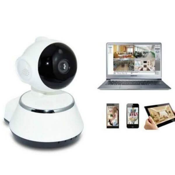 CCTV inalámbrico con WiFi de 720p con giro e inclinación