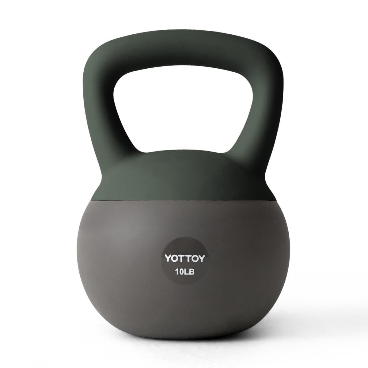 YOTTOY Pesas Rusas Suaves de 10 lb con Base Antideslizante y Diseño Resistente a Impactos - Perfectas para Entrenamiento de Fuerza, Levantamiento de Pesas Rusas, Entrenamiento Personal
