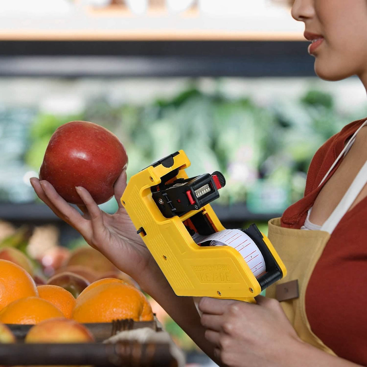 Etiquetadora numérica de 8 dígitos para precios