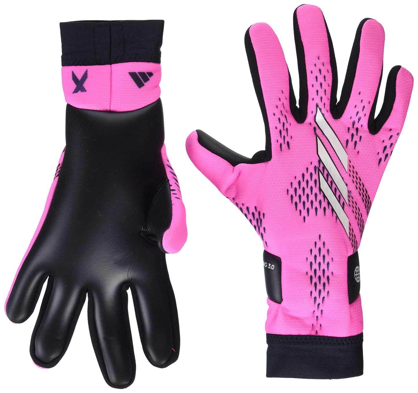 adidas Guantes de Portero Unisex-Adulto X League Team Shock Pink/Zero Metallic/Black 10