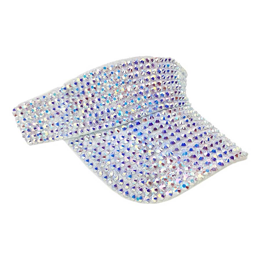 Women's Bling Studded Visor Hat