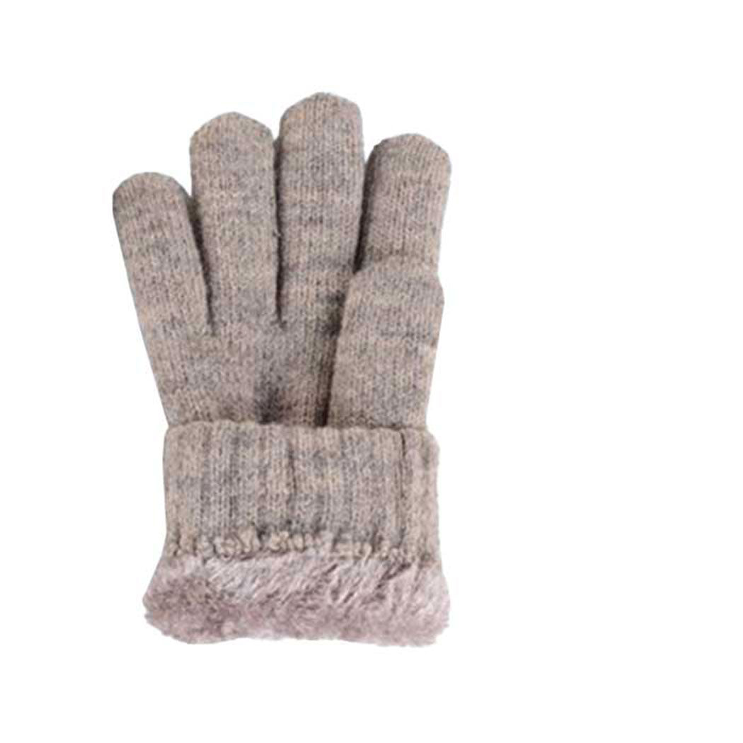 12Pairs - Cable Knit Fleece Lining Gloves