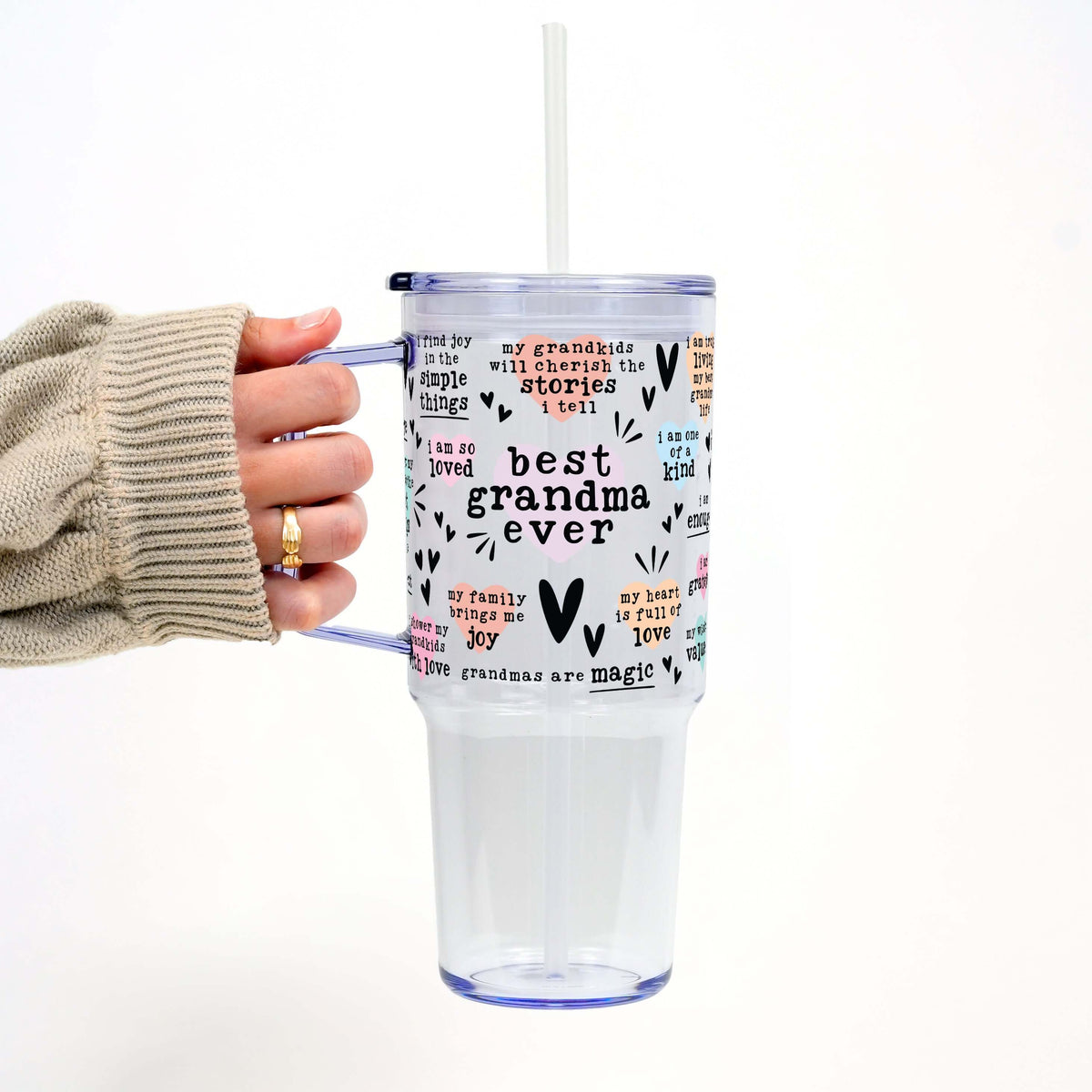 Best Grandma, Gigi, Or Nana Ever Glass Cups