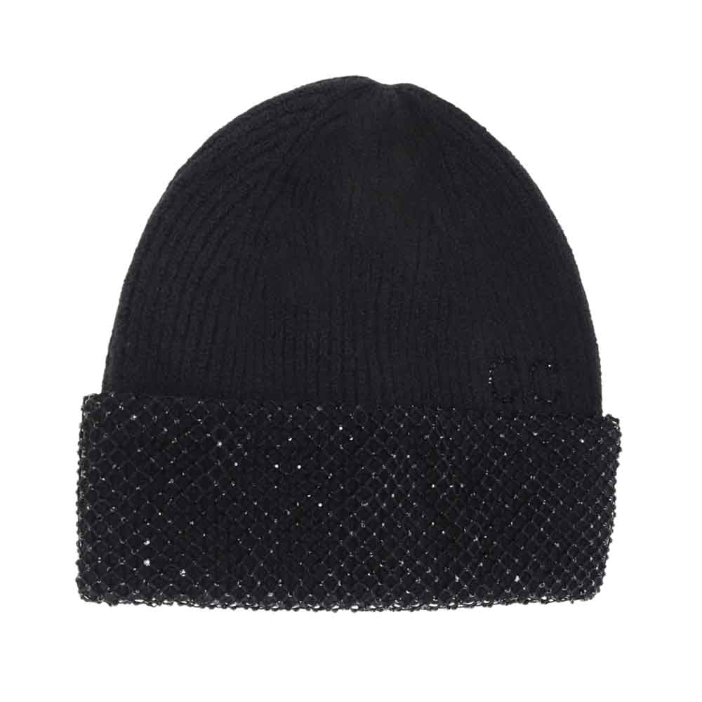Rhinestone Net Cuff C.C Beanie