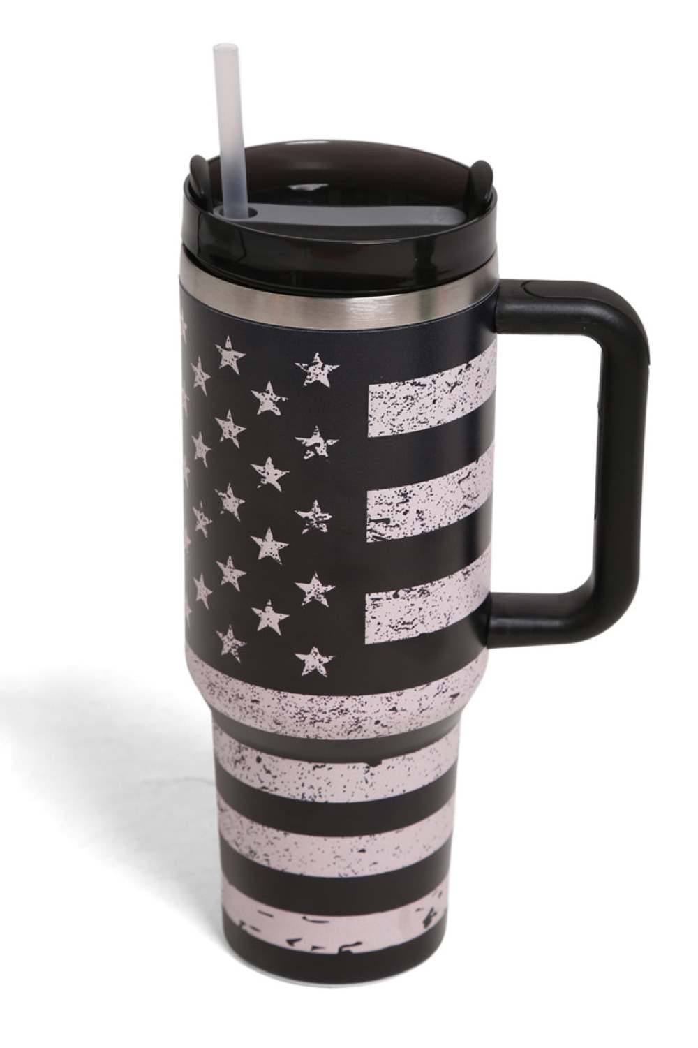 American Flag 40oz Handle Tumbler