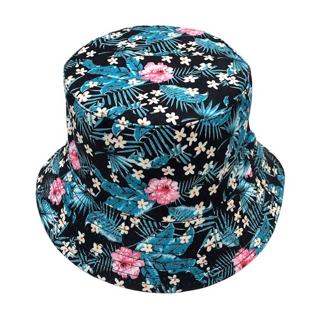 Flower Leaf Reversible Bucket Hat