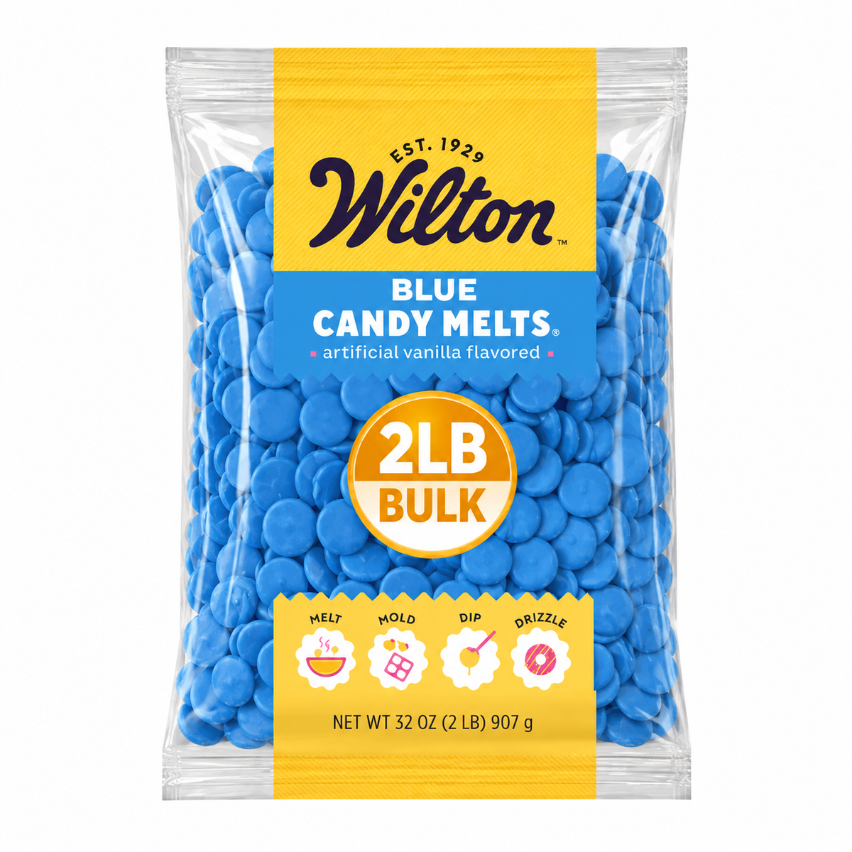Wilton Blue Confectionery Melting Wafers – Bulk Value Bag