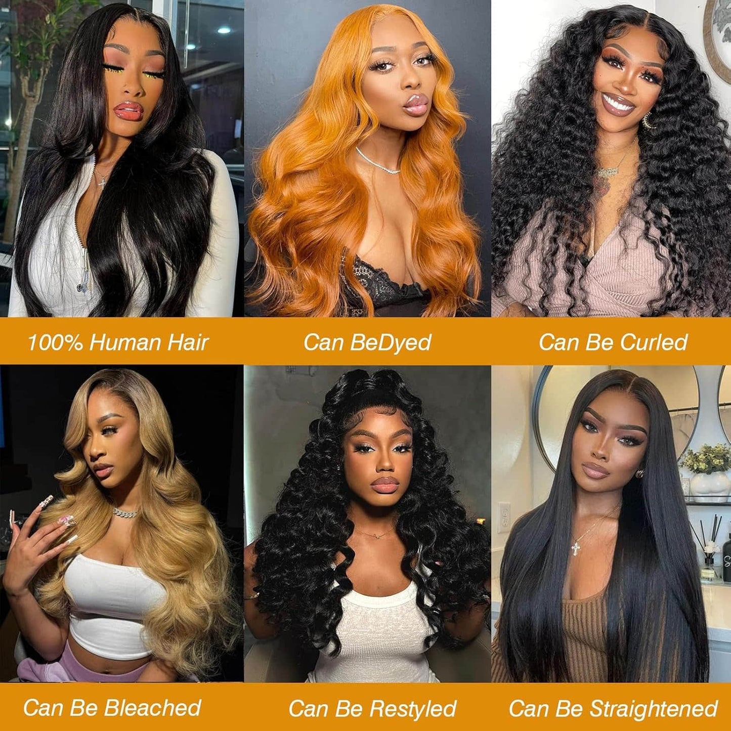 StariaHair 10-30 Inch Body Wave Brazilian Virgin Hair Bundles #1B