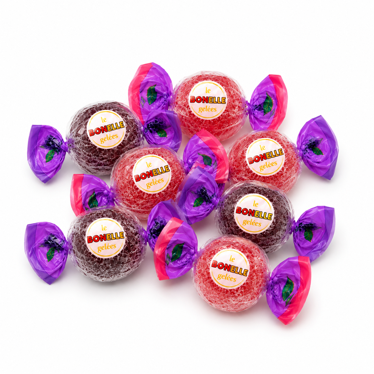 Bonelle Fruit Jelly Candy – Assorted Berry Flavors – Bulk Value Bag
