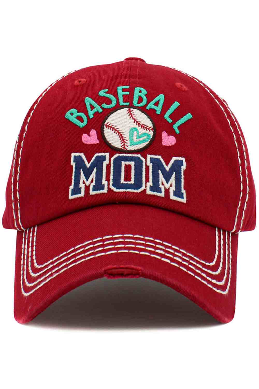 Baseball Mom Washed Vintage Ballcap