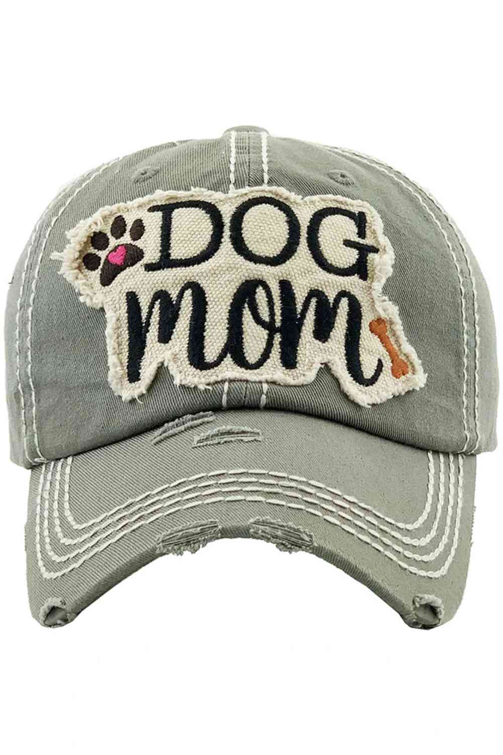 DOG MOM VINTAGE BASEBALL CAP