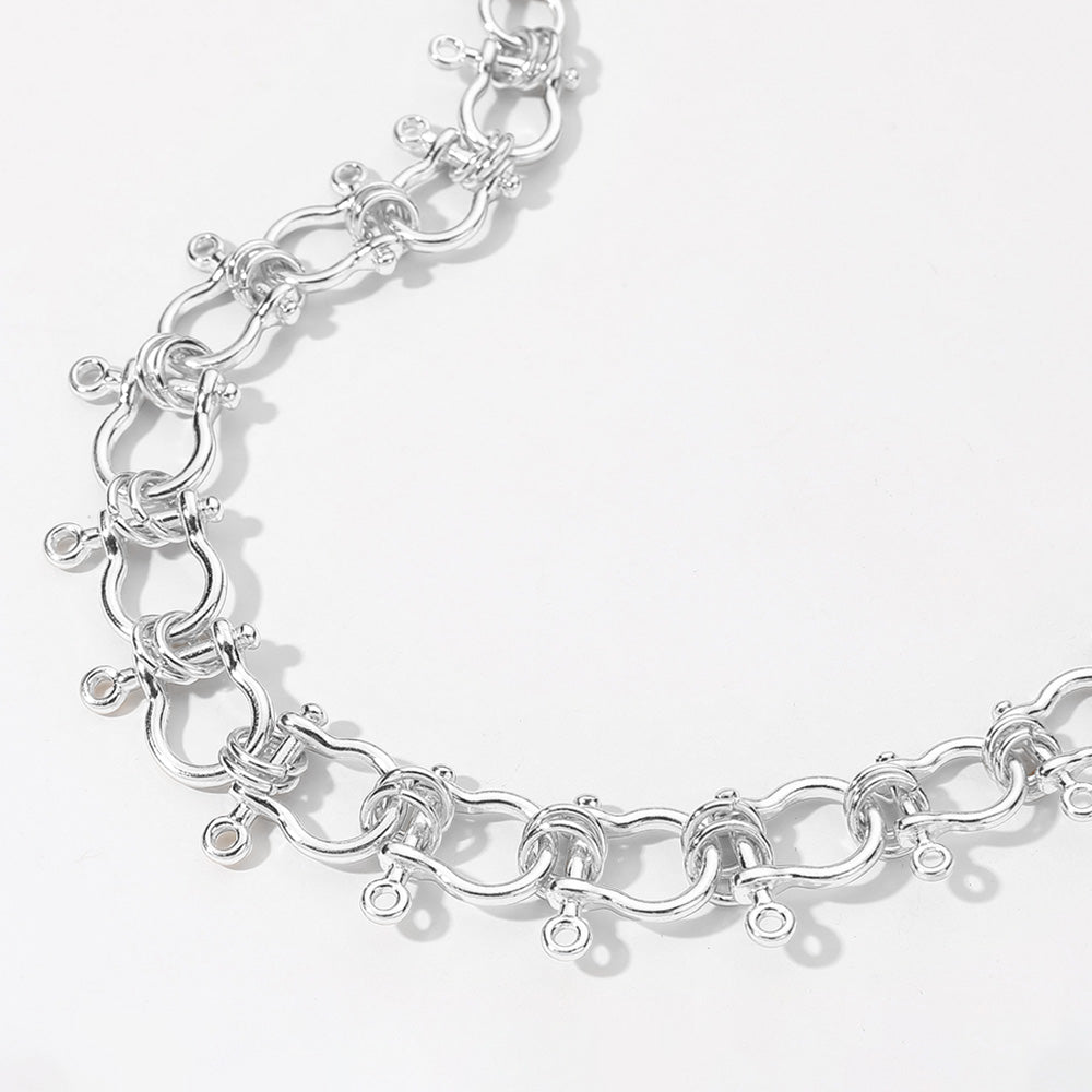 Hardware Chain Choker Necklace