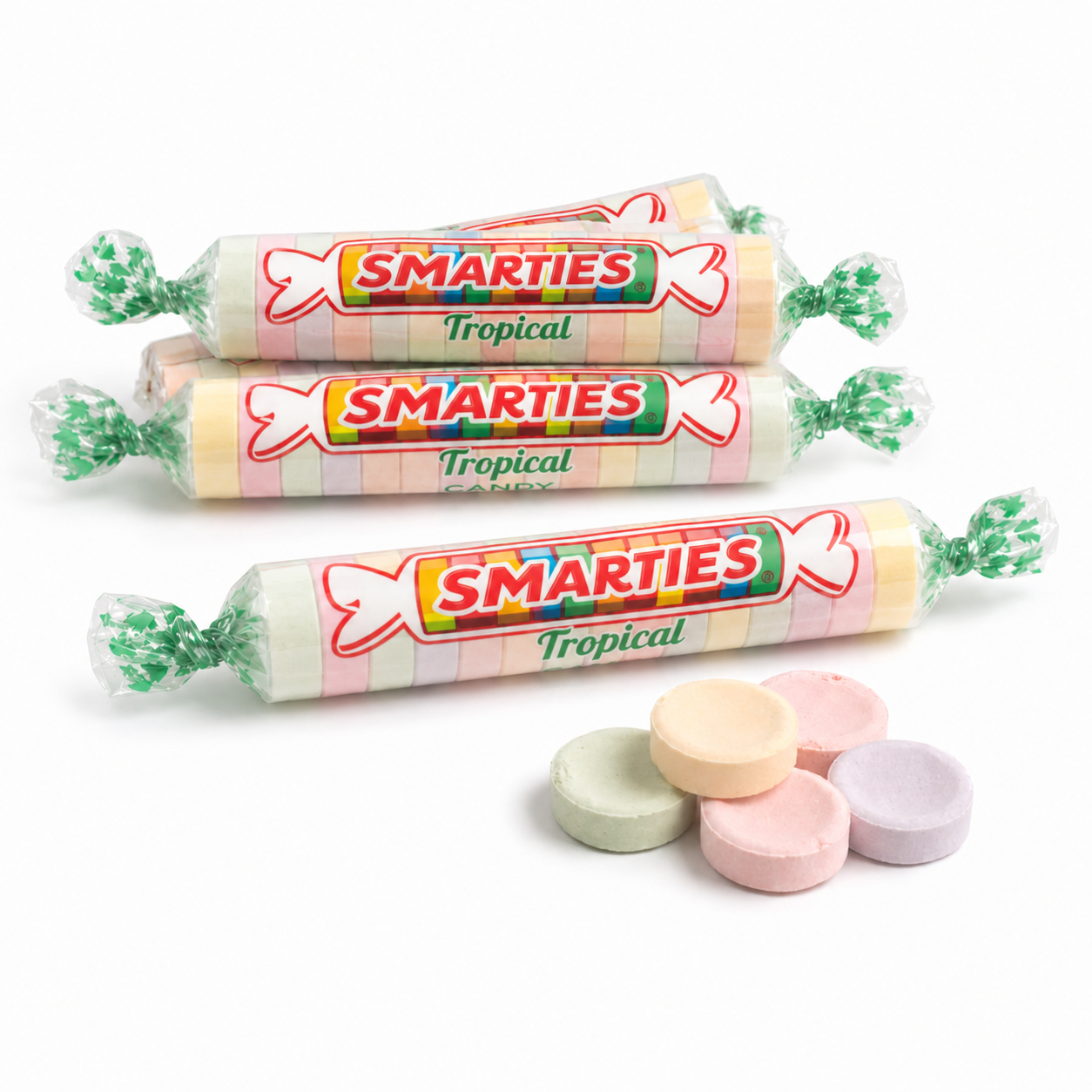 Smarties Candy Rolls – Tropical – Bulk Value Bag