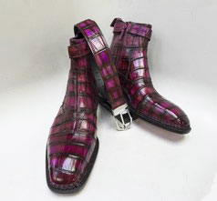 Bota de caimán Maurice Chicago - Borgoña