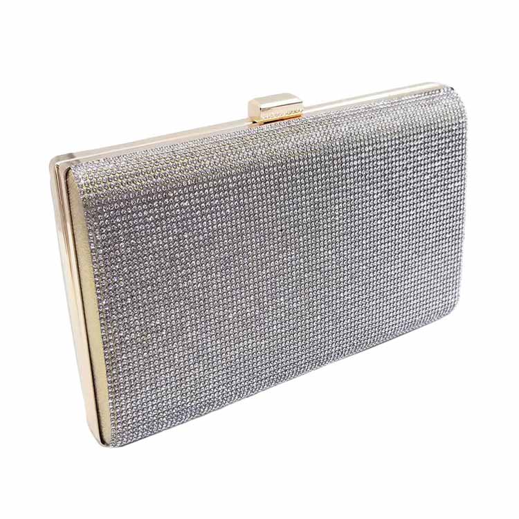 Crystal Shimmery Evening Clutch Bag