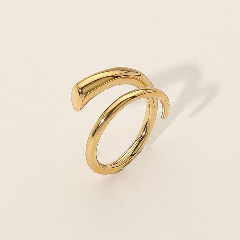 SECRET BOX_Stainless Steel Minimalist Adjustable Ring