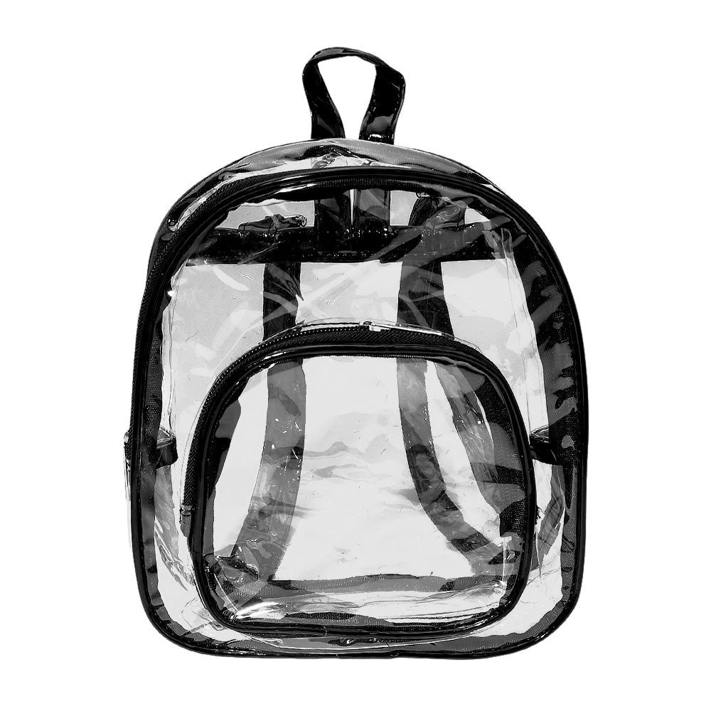 Front Pocket Transparent Backpack Bag