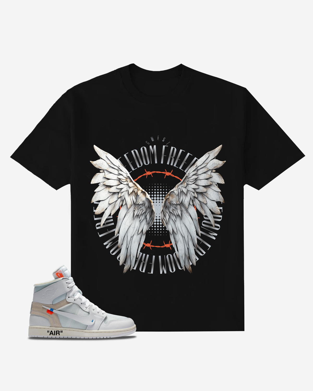 G West Wings of Freedom Oversized T-Shirt Mens