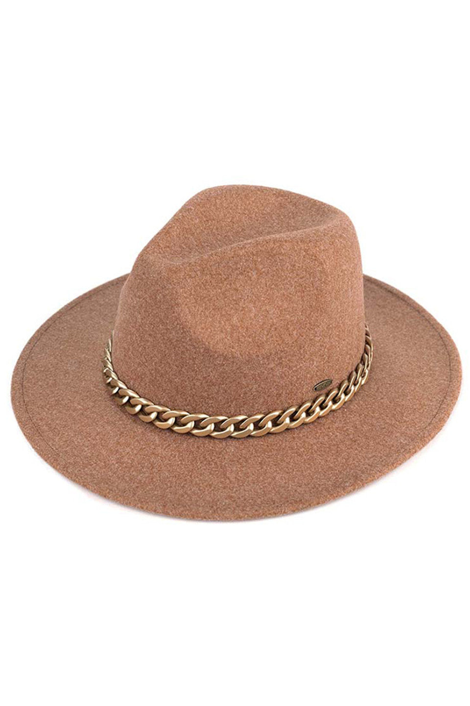C.C Aztec Trim Vegan Felt Panama Hat