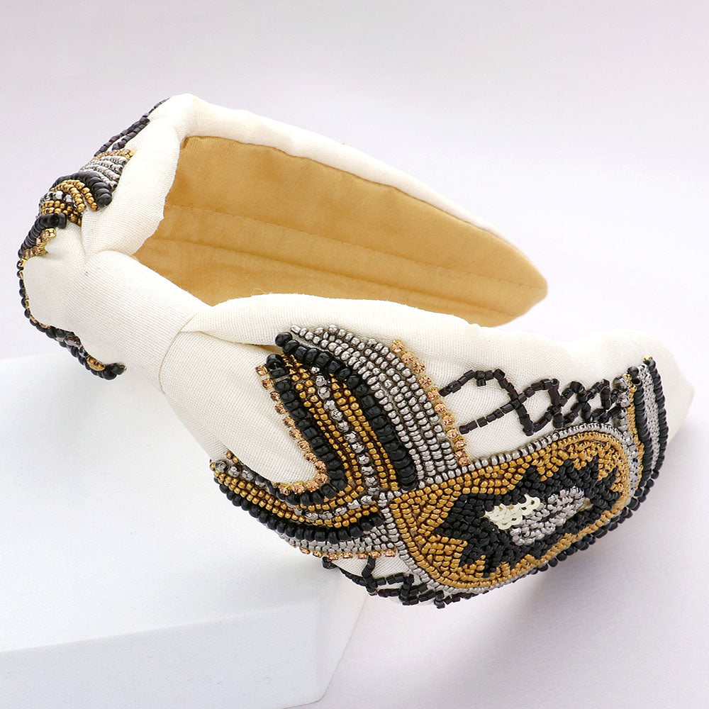 Seed Beaded Headband