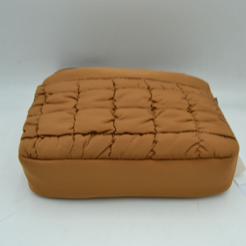 Quilted Front Pocket Crossbody Bag with Adjustable Strap