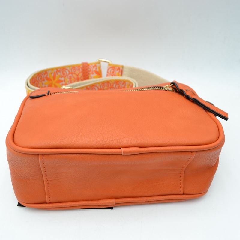 Guitar Strap Bag Multi-Zip Crossbody Bag