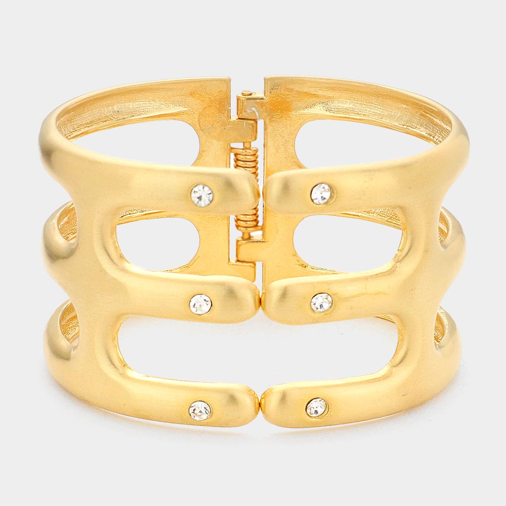 Hinged Metal Bracelet