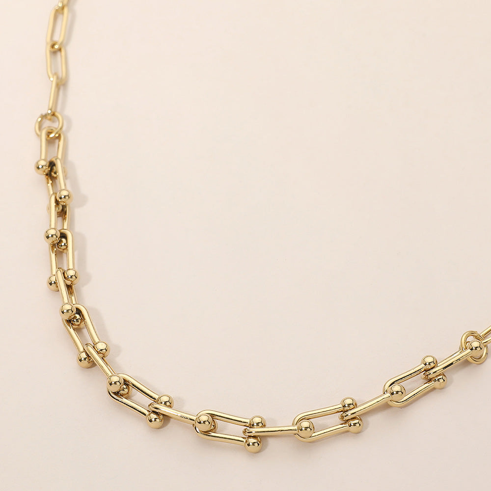 Stainless Steel Hardware Link Chain Necklace