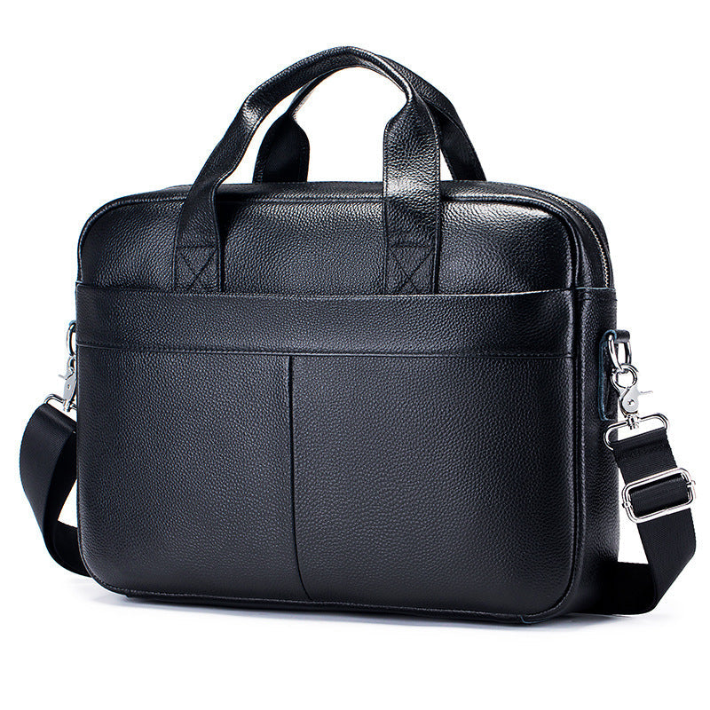 Men's Russian Leather First Layer Cowhide Computer Men's Briefcases