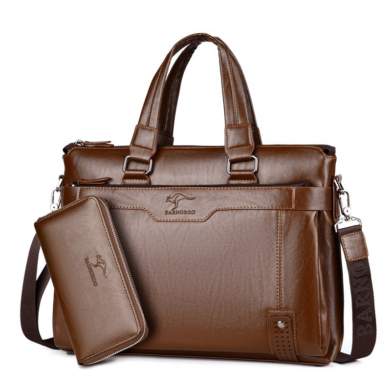 Trendy New Men's Fashion Soft Portable Men's Handbags