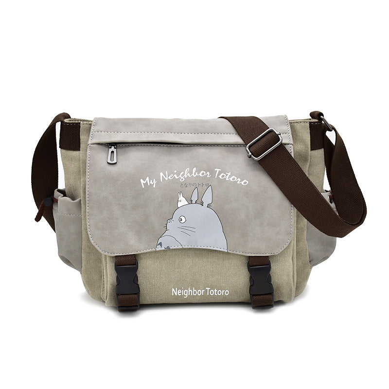 Men's No Canvas One Piece Joint Name Men's Shoulder Bags