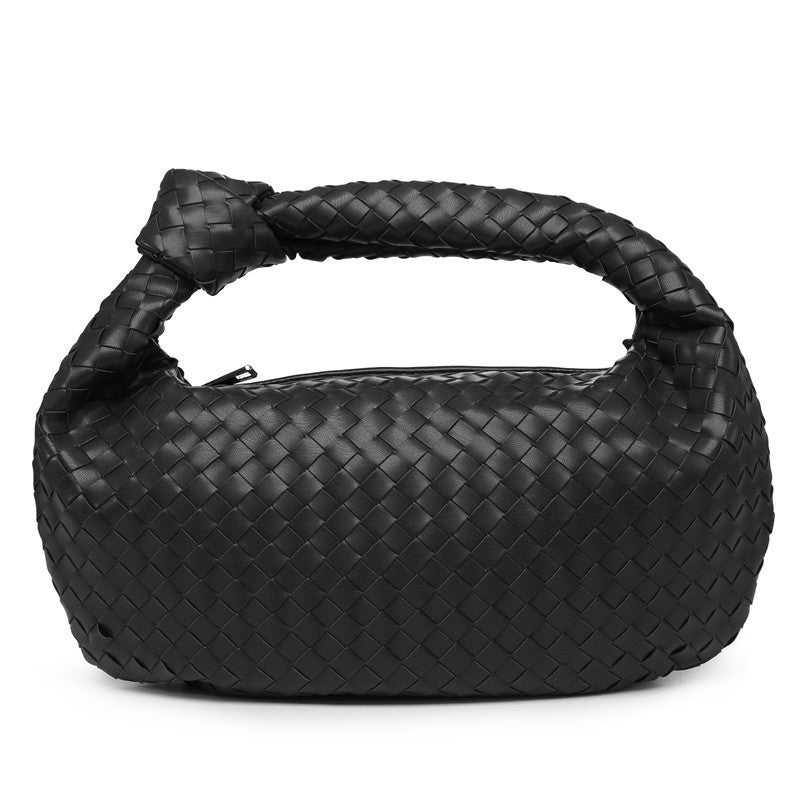 Women's Knotted Handmade Woven Capacity Hand Carrying Armpit Bags