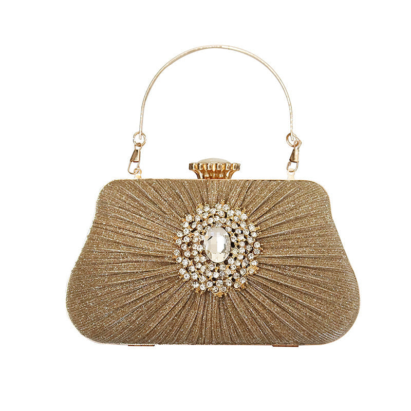 Women's Dinner Fashion Diamond Clutch Cheongsam Formal Evening Bags
