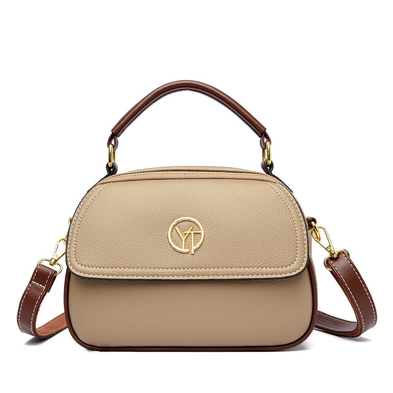 Women's Leather Trendy Versatile Large Capacity Practical Crossbody Bags