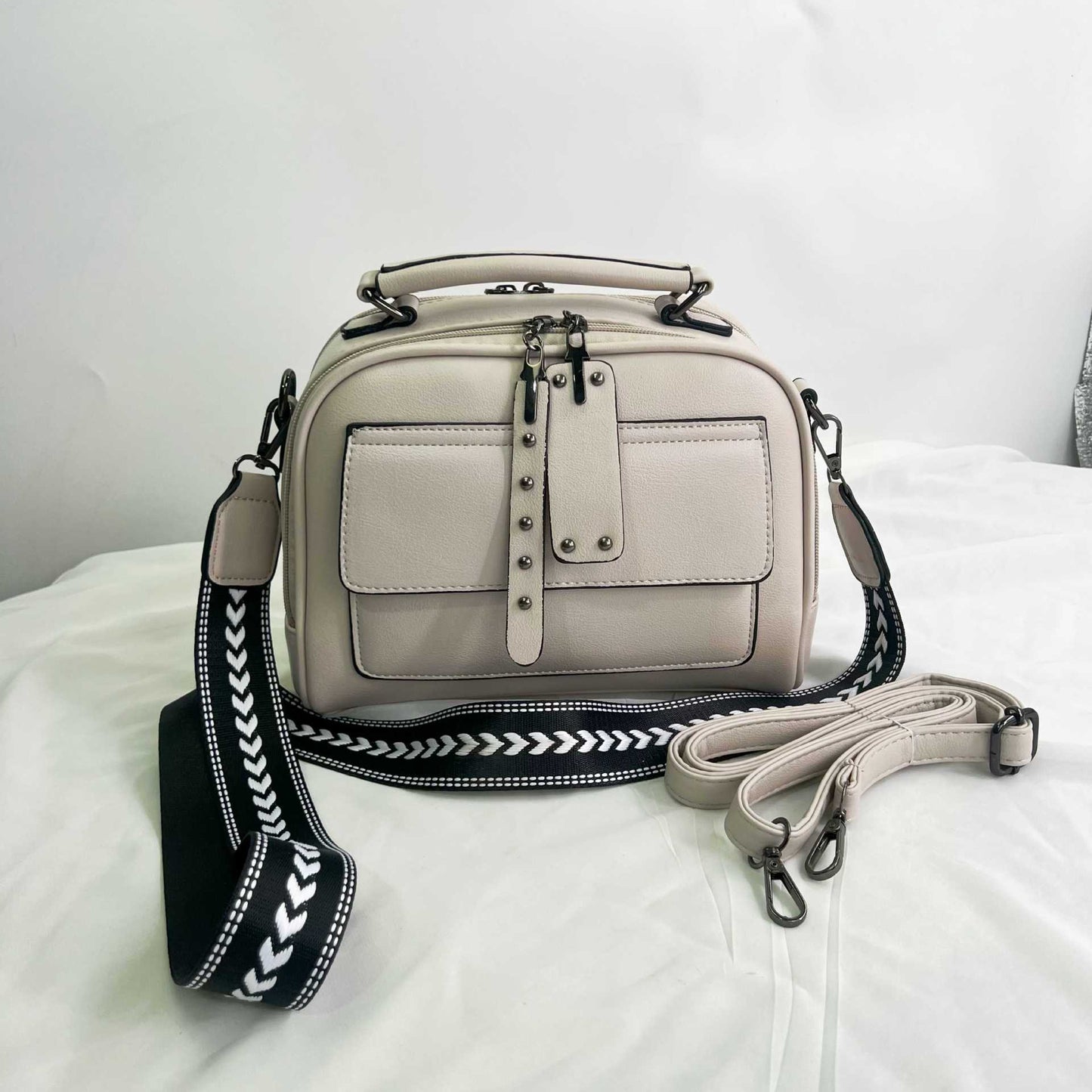 French Minority Texture Saddle High-grade Large Shoulder Bags