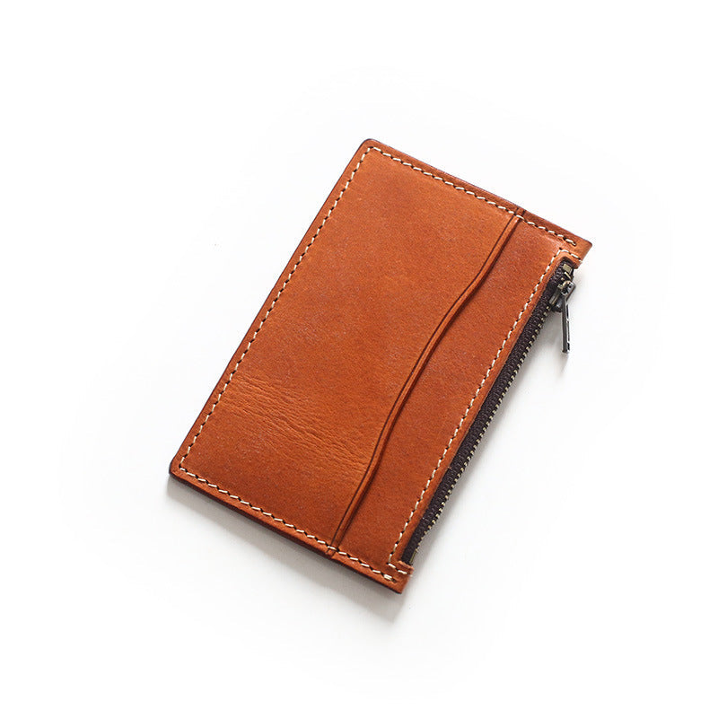 Women's & Men's & First Layer Cowhide Handmade Genuine Purses