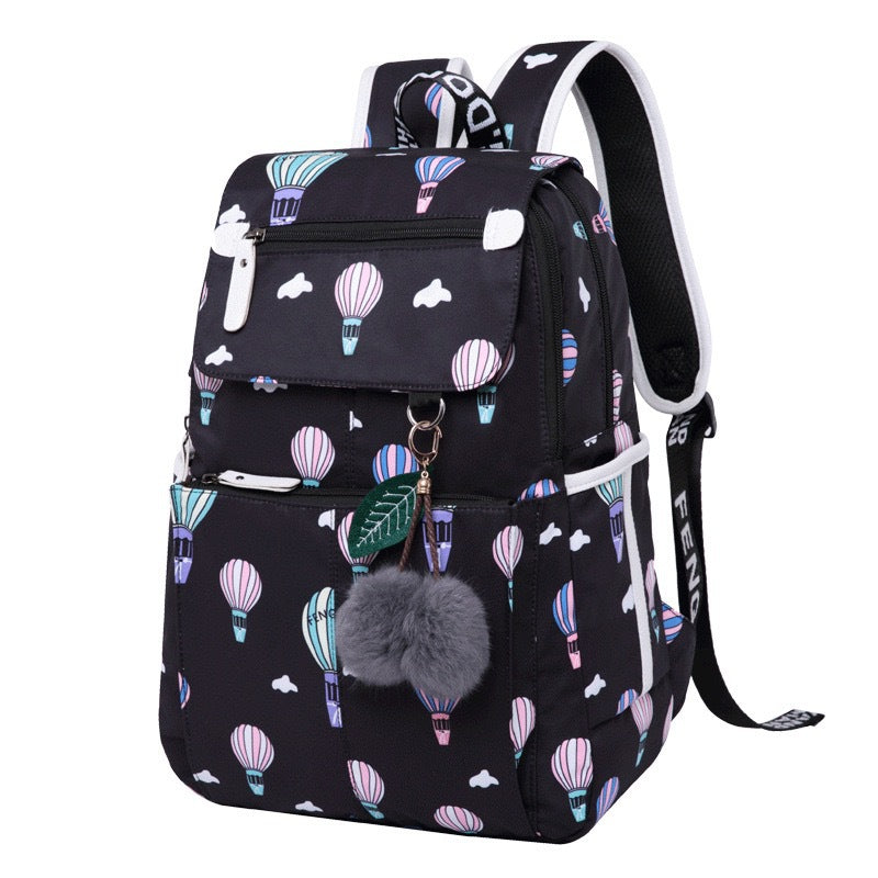 White Primary Secondary Burden Reduction Balloon Backpacks