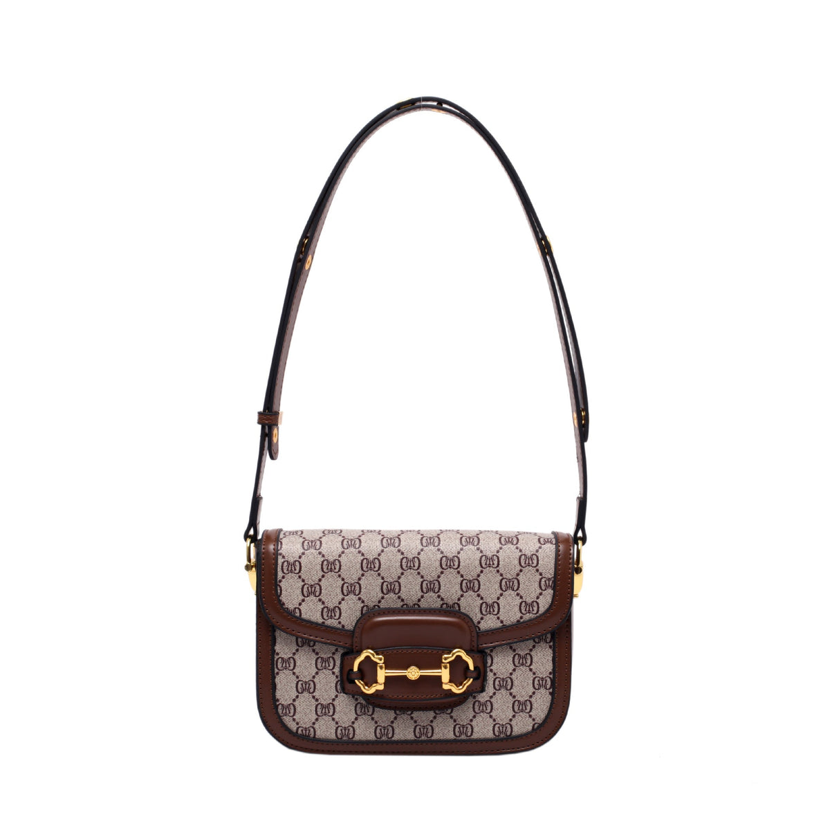 Women's High-grade Fashion Retro Printed Saddle Crossbody Bags