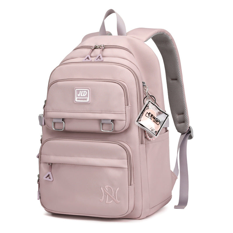 Junior's Female Burden Reduction Spine Protection Large Middle School Students' Schoolbags