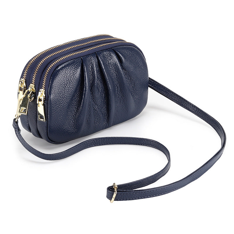 Women's Genuine Leather First Layer Cowhide Soft Shoulder Bags