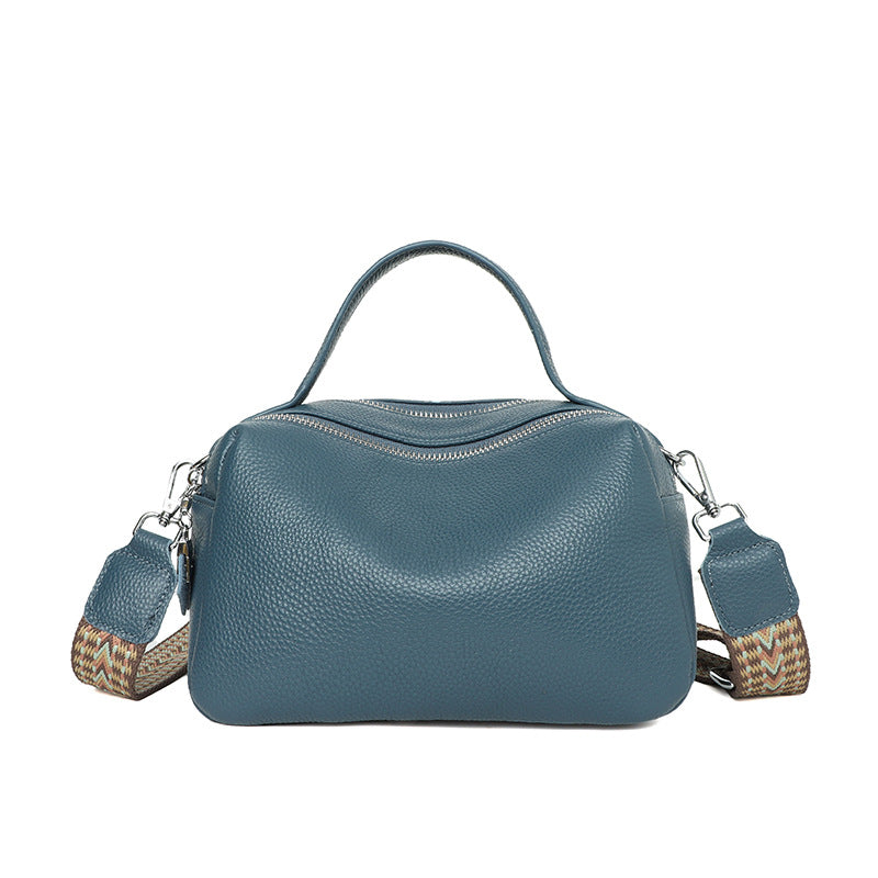 Women's Fashion Genuine Leather Boston Fresh First Bags