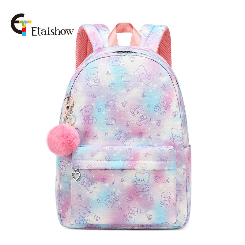 Korean Style Large Capacity Campus Leisure Backpacks