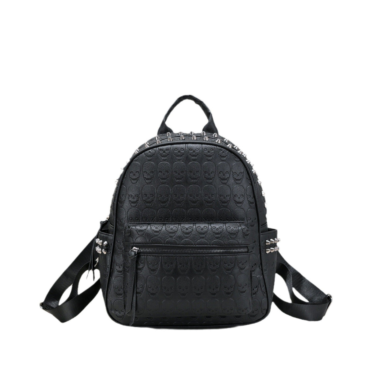 Large Capacity Unisex Trendy Skull Rivet Bags