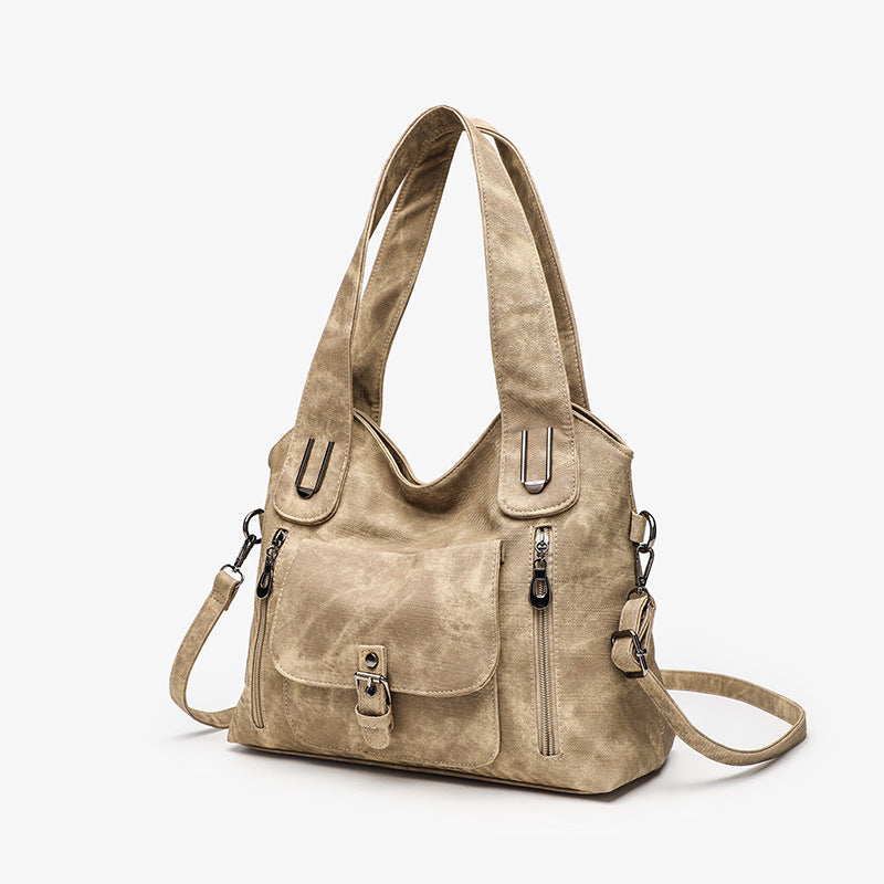 Women's Fashion Minimalist Large Capacity Portable Retro Crossbody Bags