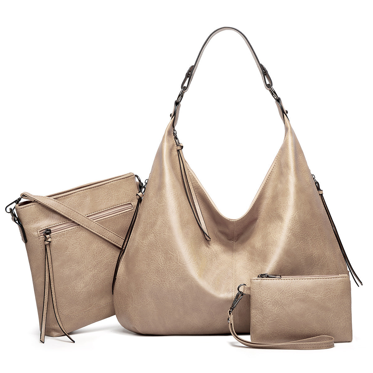 Women's Attractive Graceful Three-piece Soft Surface Shoulder Bags
