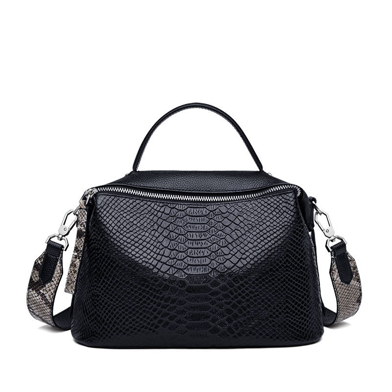 Women's Trendy Fashion Large Capacity Pillow Leather Shoulder Bags