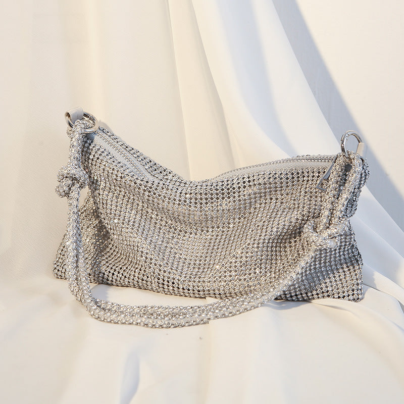 Women's Full Diamond Dinner Studded Hand Underarm Evening Bags
