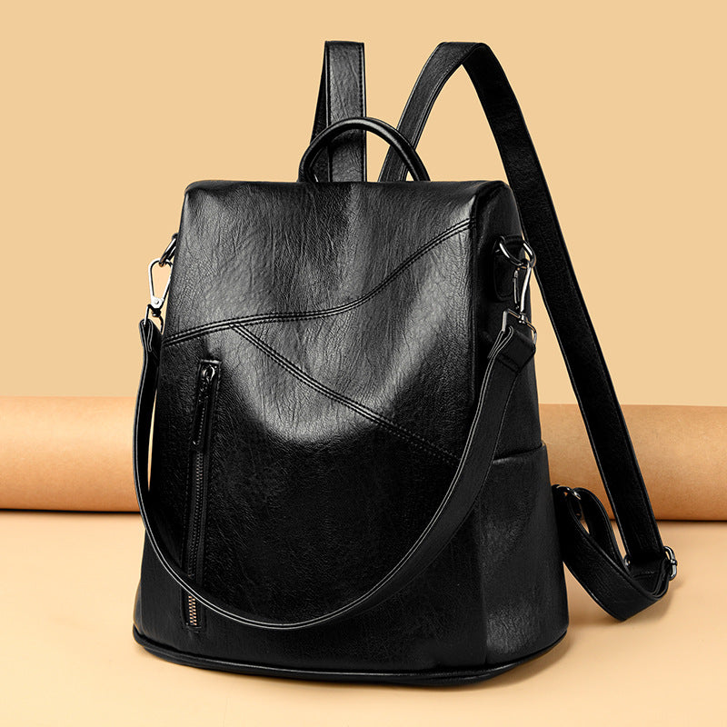 Women's Double Back Large Capacity Niche Korean Backpacks